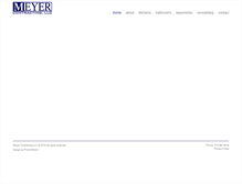Tablet Screenshot of meyercontracting.net
